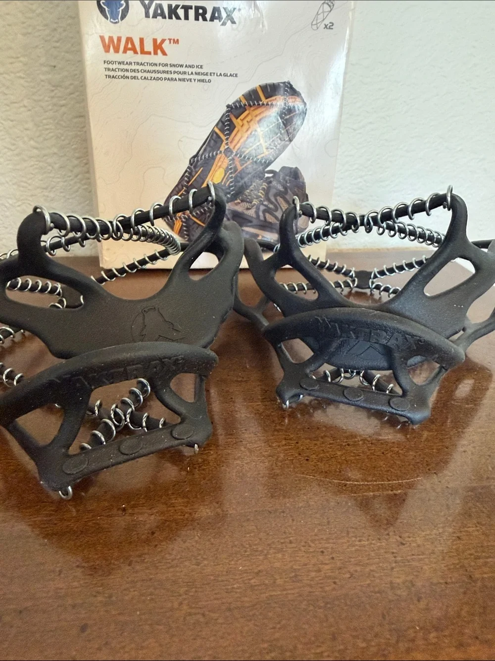 Yaktrax WALK Ice Clears Footwear Traction for Snow and Ice L (men’s 11.5-13.5)